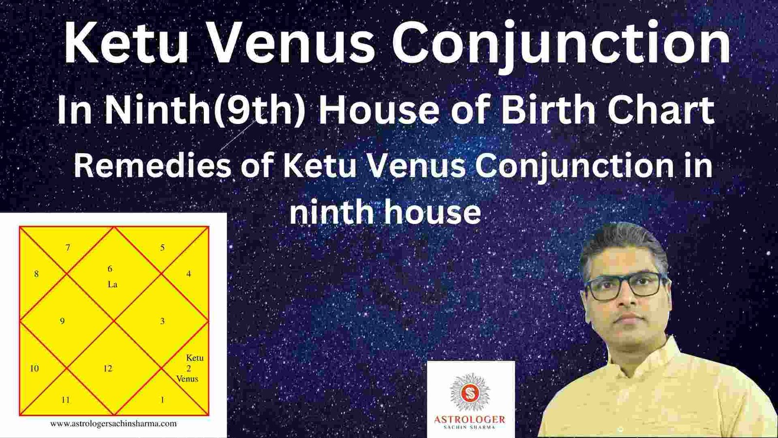 Ketu Venus in 9th house