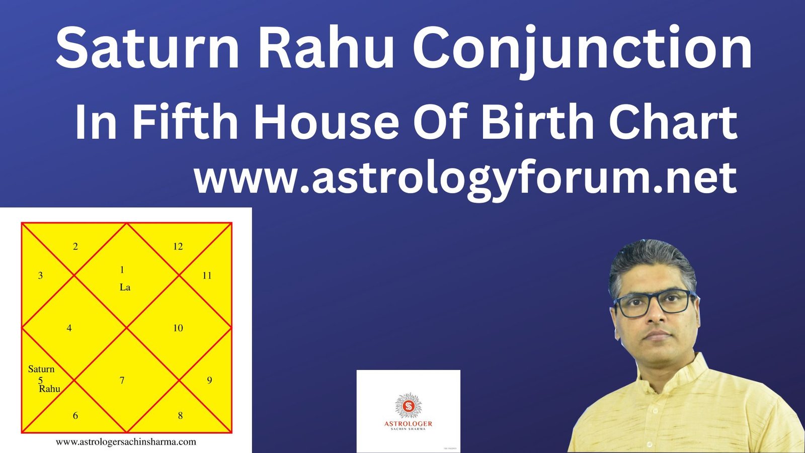 Rahu Saturn conjunction in the 5th house