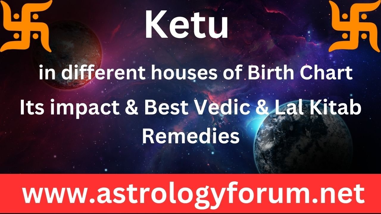 Ketu in different houses of birth chart