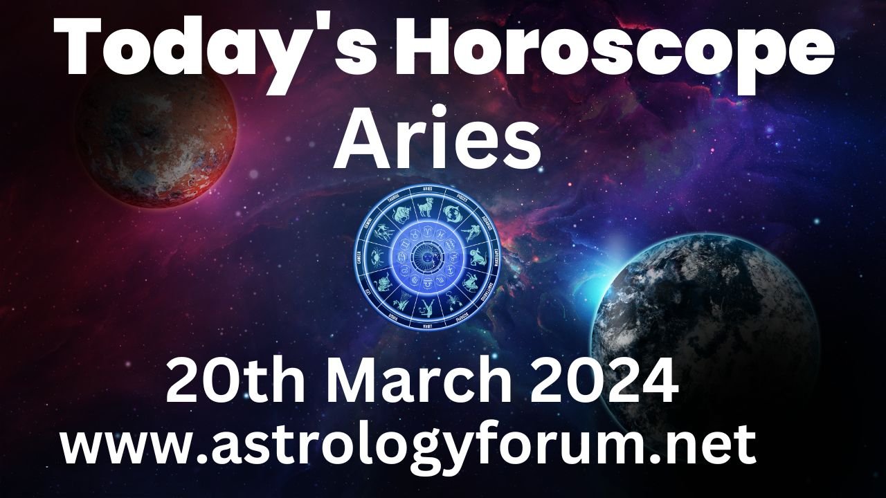 Daily Aries Horoscope – April 20, 2024