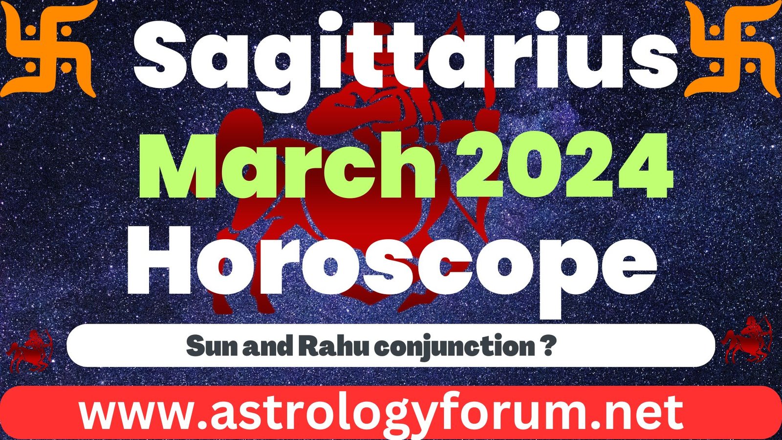 Sagittarius Horoscope March 2024