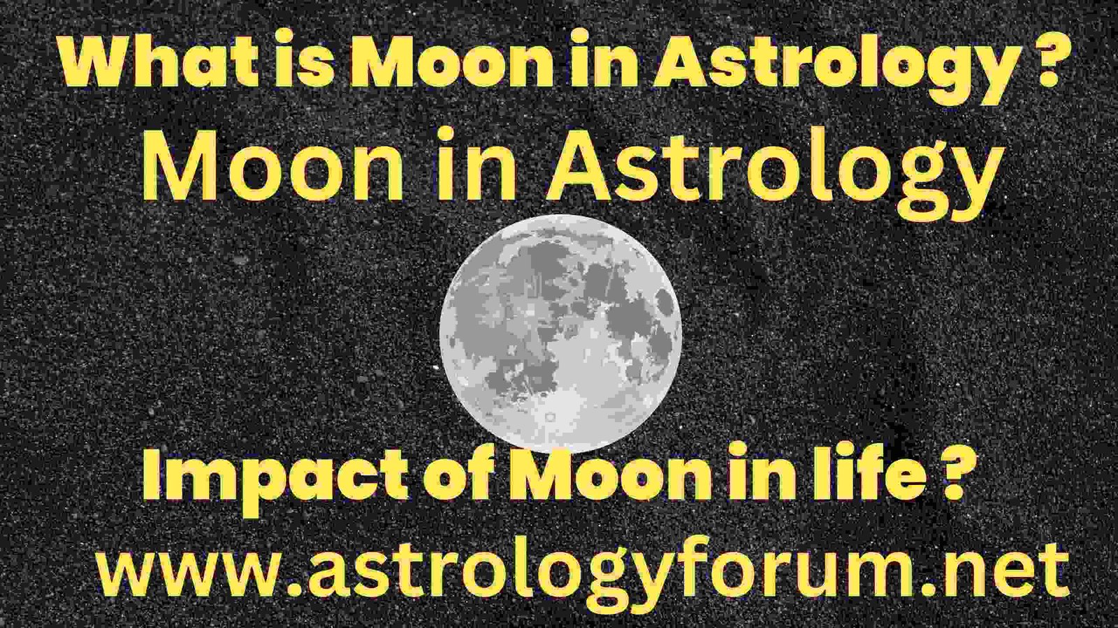 Moon in Astrology